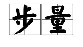 步量 步量