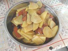 土豆片炒胡蘿蔔