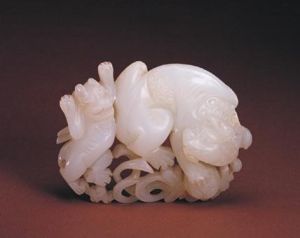 玉鏤雕雙獅 玉鏤雕雙獅