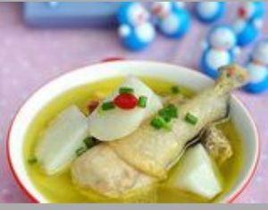 蚌肉雞湯浸涼瓜青 蚌肉雞湯浸涼瓜青