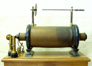 從1800年代起便用於物理課堂中，展示電磁感應現象的感應線圈