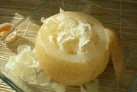 冰糖銀耳南北杏燉雪梨 冰糖銀耳南北杏燉雪梨