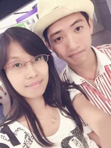 我和甜夢老師合影