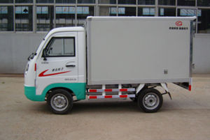 青島給力電動廂式貨車