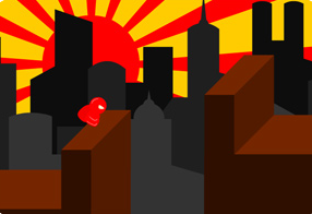 小紅屋頂跳躍 小紅屋頂跳躍