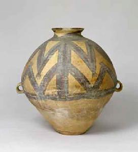 彩陶蛙紋雙系罐 彩陶蛙紋雙系罐