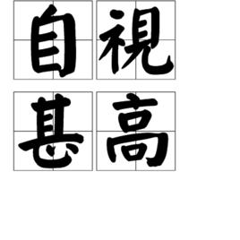 自視甚高 自視甚高