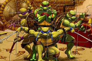 忍者神龜拼圖小遊戲 忍者神龜拼圖小遊戲