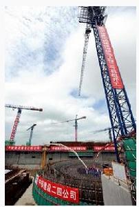 建設中的福清核電站2號機組 2009年6月17日