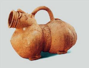 西晉青瓷虎子[西晉陶瓷器]