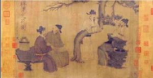 五代南唐周文矩文苑圖