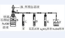 苯與溴的取代反應