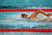 賽場上的楊潔俏