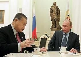 森喜朗攜安倍親筆信訪俄