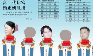 2011少壯派富豪榜 2011少壯派富豪榜