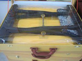 紅木嵌銀馬扎 紅木嵌銀馬扎