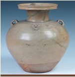 西晉越窯鋪首紋盤口壺 西晉越窯鋪首紋盤口壺