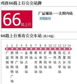 雞西公交66路 雞西公交66路