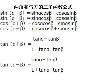三角公式 三角公式