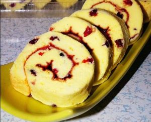 蔓越莓瑞士卷 蔓越莓瑞士卷