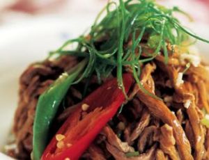 蔥香牛肉絲 蔥香牛肉絲