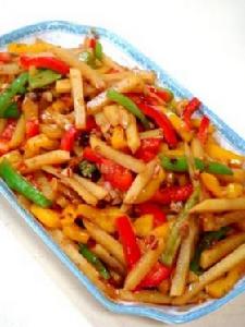 魚香土豆炒什錦