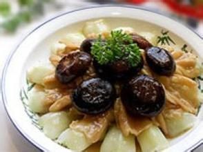 花菇燒菱角 花菇燒菱角