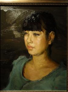 老師寫生油畫人物習作