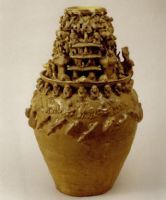 青瓷穀倉罐 青瓷穀倉罐