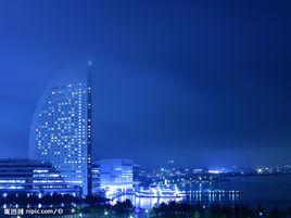 藍色街燈下的橫濱 藍色街燈下的橫濱