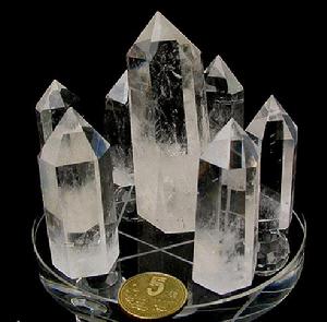 天然水晶柱七星陣（江蘇東海）