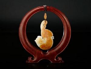 白玉辟邪把件 白玉辟邪把件