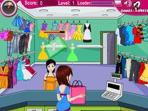 線上玩忙碌服裝店小遊戲