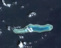 南沙群島信義礁衛星圖