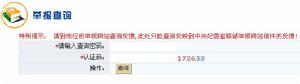 舉報查詢界面