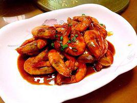 油燜大蝦[菜名]