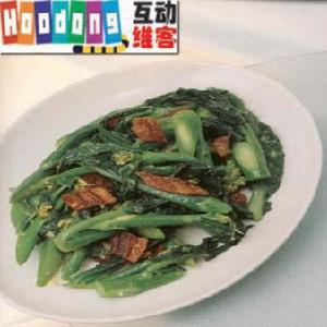 大地魚炒芥蘭 大地魚炒芥蘭