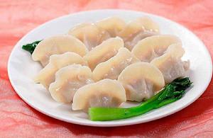 蓮花菜餡餃子 蓮花菜餡餃子