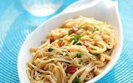 涼拌豆芽金針菇 涼拌豆芽金針菇