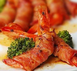 俄式培根烤大蝦 俄式培根烤大蝦