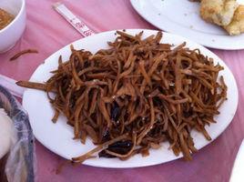 香炒芥菜絲 香炒芥菜絲