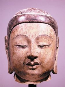 北齊漢白玉釋迦牟尼佛像 北齊漢白玉釋迦牟尼佛像