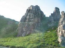 玫瑰峰自然風景圖片