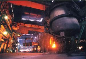 轉爐生產現場