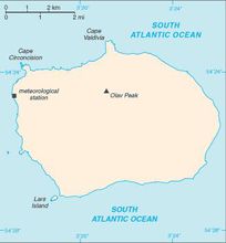 布韋島地圖