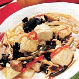 潤澤雜菌燜豆腐