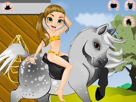 騎小馬的女孩 騎小馬的女孩