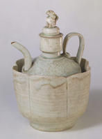 宋青白釉注子注碗 宋青白釉注子注碗