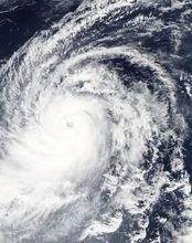 超強颱風薔琵 衛星雲圖