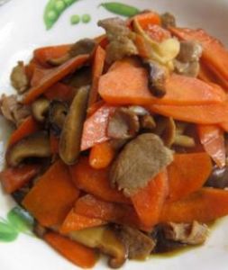 胡蘿蔔炒肉片 胡蘿蔔炒肉片